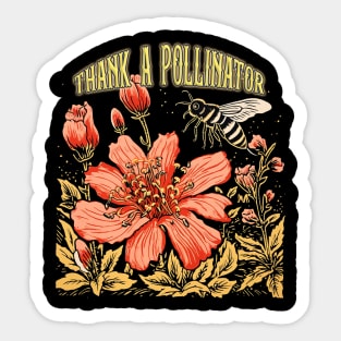 Thank A Pollinator Sticker